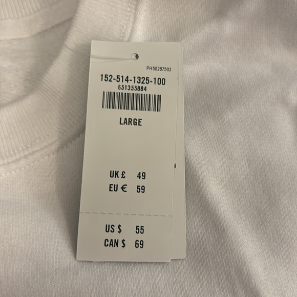 Abercrombie Soft AF French Riviera Sweater - White - Large - Picture 3 of 7